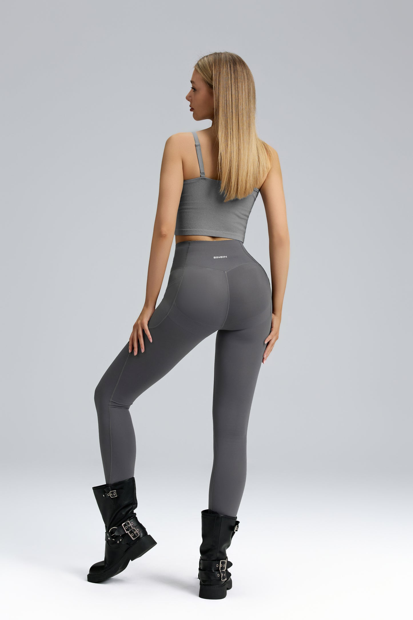 SIINSIIN Shaplite™ Butt Lifting Leggings with Pocket for Women High Waisted Tummy Control Squat-Proof Compression 7/8 Womens Leggings