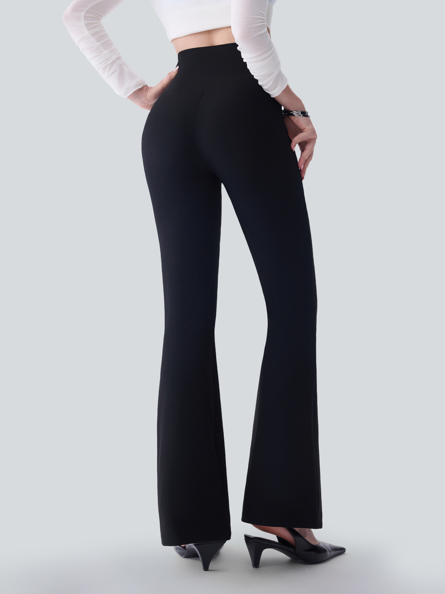 SIINSIIN Flare Leggings for Women Workout Yoga Pants High Waisted Tummy Control Butt Lifting Squat Proof Womens Flare Bootcut