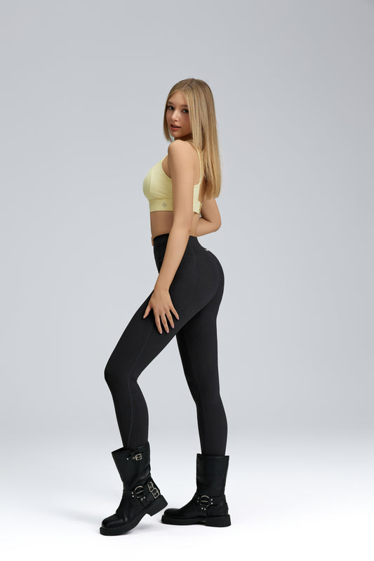SIINSIIN Shaplite™ Butt Lifting Leggings with Pocket for Women High Waisted Tummy Control Squat-Proof Compression 7/8 Womens Leggings